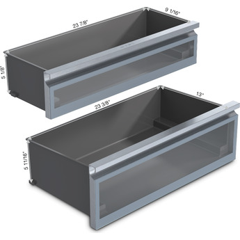 Miele 30 Inch Master Cool Lower Beltline Bottom Mount Fridge/Freezer: Panel Ready, Right Hinge — thumbnail 8