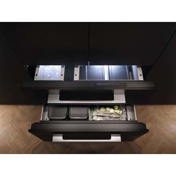 Miele 36 Inch Master Cool French Door Higher Beltline Bottom Mount Fridge/Freezer: Panel Ready — thumbnail 2