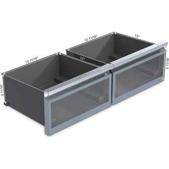 Miele 36 Inch Master Cool French Door Higher Beltline Bottom Mount Fridge/Freezer: Panel Ready — thumbnail 4