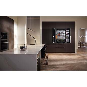 Miele 36 Inch Master Cool French Door Higher Beltline Bottom Mount Fridge/Freezer: Panel Ready — thumbnail 8