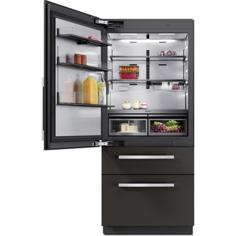 Miele 36 Inch Master Cool Higher Beltline Bottom Mount Fridge/Freezer: Panel Ready, Left Hinge