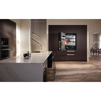 Miele 36 Inch Master Cool Higher Beltline Bottom Mount Fridge/Freezer: Panel Ready, Left Hinge — thumbnail 5