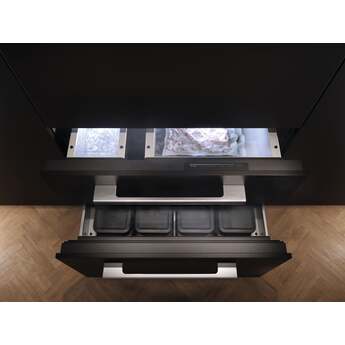 Miele 36 Inch Master Cool Higher Beltline Bottom Mount Fridge/Freezer: Panel Ready, Right Hinge — thumbnail 3