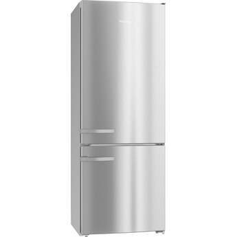 Miele KFN15943DESS 30 Inch Counter Depth Bottom Freezer Refrigerator: Stainless Stainless Steel
