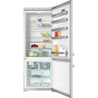 Miele KFN15943DESS 30 Inch Counter Depth Bottom Freezer Refrigerator: Stainless Stainless Steel — thumbnail 2