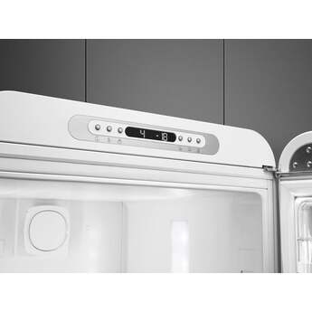 Smeg 50s Retro 24" 11.69 White Bottom Freezer Refrigerator - Left Hinge - Energy Star — thumbnail 9