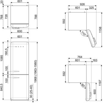 Smeg fab32uror3 8