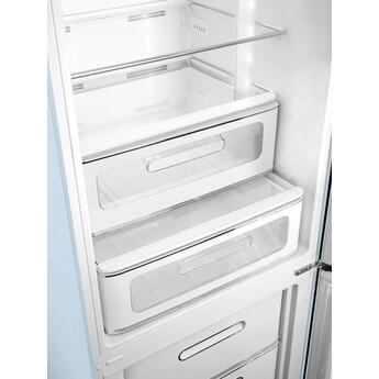 Smeg 50s Retro Series 24" 12.5 cu. ft. Pastel Blue Bottom Freezer Refrigerator - Right Hinge - Energy Star — thumbnail 10