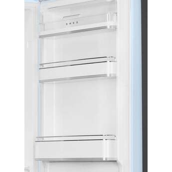 Smeg 50s Retro Series 24" 12.5 cu. ft. Pastel Blue Bottom Freezer Refrigerator - Right Hinge - Energy Star — thumbnail 9