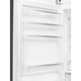 Smeg FAB38ULWH 50s Retro Style Series 28 Inch White Bottom Freezer Refrigerator — thumbnail 2