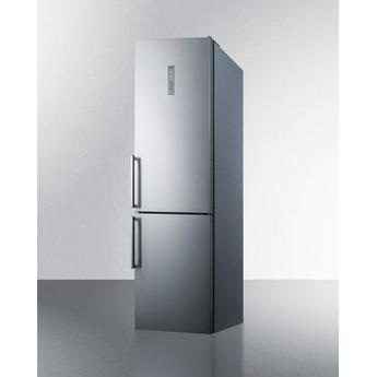 Summit FFBF192SSBIIM 24 Inch Counter Depth Bottom Freezer Refrigerator, in Stainless Steel — thumbnail 2