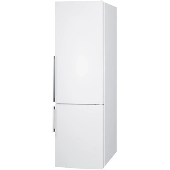 Summit 24" 11.35 cu. ft. White Counter Depth Bottom Freezer Refrigerator - Energy Star — thumbnail 8