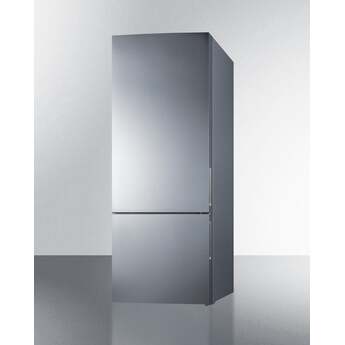 Summit FFBF279SSBI 28 Inch Counter Depth Bottom Freezer Refrigerator, in Stainless Steel — thumbnail 9