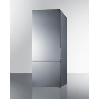 Summit FFBF279SSBIIM 28 Inch Counter Depth Bottom Freezer Refrigerator, in Stainless Steel — thumbnail 4