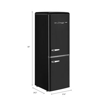 Unique UGP215LBAC 22 Inch Counter Depth Bottom Freezer Refrigerator, in Midnight Black — thumbnail 3