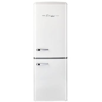 Unique UGP215LWAC 22 Inch Counter Depth Bottom Freezer Refrigerator, in Marshmallow White