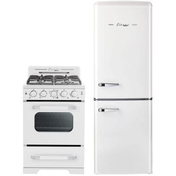 Unique UGP215LWAC 22 Inch Counter Depth Bottom Freezer Refrigerator, in Marshmallow White — thumbnail 4
