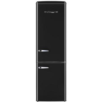 Unique UGP275LBAC 22 Inch Counter Depth Bottom Freezer Refrigerator, in Midnight Black