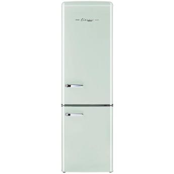 Unique UGP275LLGAC 22 Inch Counter Depth Bottom Freezer Refrigerator, in Summer Mint Green