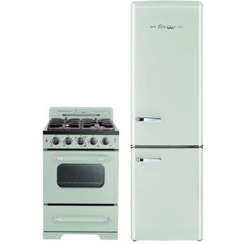 Unique UGP275LLGAC 22 Inch Counter Depth Bottom Freezer Refrigerator, in Summer Mint Green — thumbnail 3