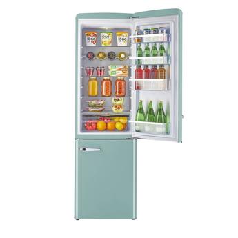 Unique UGP275LTAC 22 Inch Counter Depth Bottom Freezer Refrigerator, in Ocean Mist Turquoise — thumbnail 7