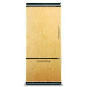 Viking 36 Inch Built-In Bottom-Freezer Refrigerator with 20.4 cu. ft. Total Capacity, Air Purifier, 2 Deli Drawers, Spillproof Glass Shelves, 2 Humidity Zones, Aluminum Door Bins and Sabbath Mode: Panel Ready, Left Hinge