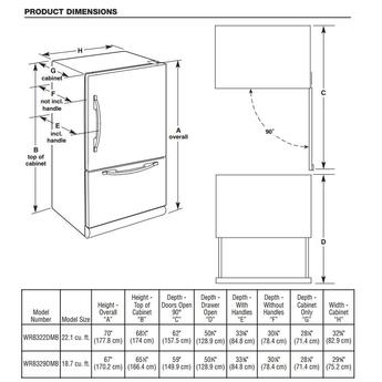 Whirlpool wrb329dmbm 12