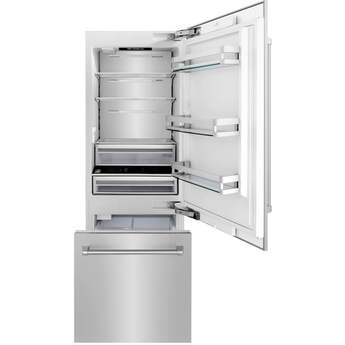 Z Line 30 Inch 16.1 cu. ft. Built-In 2-Door Bottom Freezer Refrigerator with Internal Water and Ice Dispenser: Stainless Steel — thumbnail 40