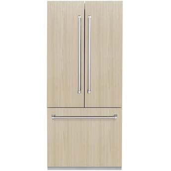 Z Line 36 Inch 19.6 cu. Ft. Panel Ready Built-In 3-Door French Door Refrigerator with Internal Water and Ice Dispenser: Panel Ready — thumbnail 29