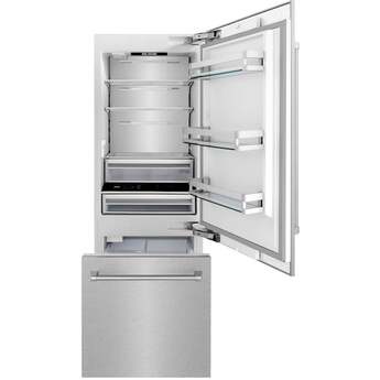 Z Line ZLINE 30 Inch 16.1 cu. ft. Built-In 2-Door Bottom Freezer Refrigerator: Durasnow Stainless Steel — thumbnail 23