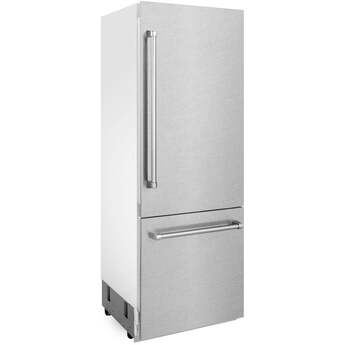 Z Line ZLINE 30 Inch 16.1 cu. ft. Built-In 2-Door Bottom Freezer Refrigerator: Durasnow Stainless Steel — thumbnail 29