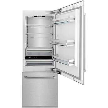Z Line ZLINE 30 Inch 16.1 cu. ft. Built-In 2-Door Bottom Freezer Refrigerator: Durasnow Stainless Steel — thumbnail 40
