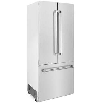 Z Line ZLINE 36 Inch 19.6 cu. ft. Built-In 3-Door French Door Freezer Refrigerator: Durasnow Stainless Steel — thumbnail 27