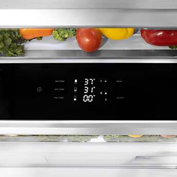 Z Line 60 Inch Built-In French Door Refrigerator with 32.2 cu. ft. Capacity, Adjustable Shelves, CrispControl Drawer, Twin Cooling+, Internal Water Dispenser, Ice Maker, and ENERGY STAR : Stainless Steel With Matte Black Accents — thumbnail 39