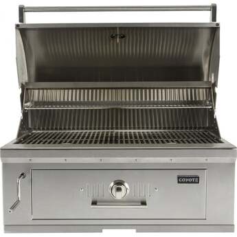 Coyote 36" Stainless Steel Charcoal Grill — thumbnail 2