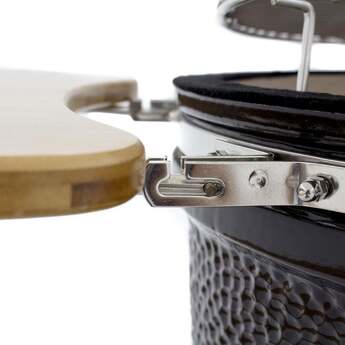 Coyote 22" Black Asado Smoker with Cart and Side Shelves — thumbnail 13