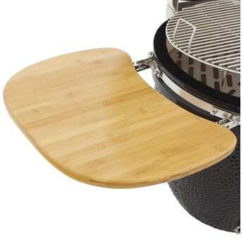 Coyote 22" Black Asado Smoker with Cart and Side Shelves — thumbnail 4
