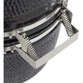 Coyote 22" Black Asado Smoker with Cart and Side Shelves — thumbnail 8