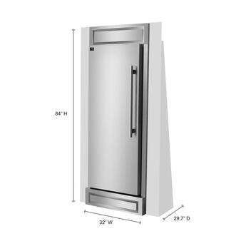 Forno FFFFD172232LS 32 Inch Stainless Steel Built-In Column Refrigerator — thumbnail 10