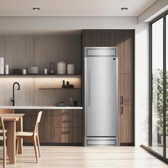 Forno FFFFD172232RS 32 Inch Stainless Steel Built-In Column Refrigerator — thumbnail 6