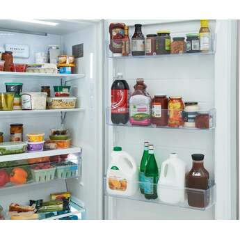 Frigidaire Gallery 24 Inch Freestanding 18.6 Cu. Ft. All Refrigerator: Fingerprint Resistant Stainless Steel — thumbnail 7