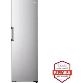 LG 24 Inch 13.6 Cu. Ft. Counter Depth Single Door Refrigerator Column: Stainless Steel