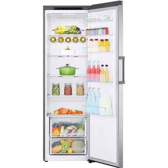 LG 24 Inch 13.6 Cu. Ft. Counter Depth Single Door Refrigerator Column: Stainless Steel — thumbnail 5