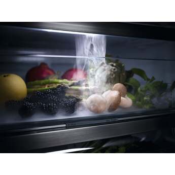 Miele 22 Inch Built-In Smart Column Refrigerator with 10.45 cu. ft. Total Capacity, PerfectFresh Active, FlexiLight 2.0, FlexiTray, DynaCool, Miele@home, CleanTouch Steel Rear Panel, Soft-Close Door, Sabbath Mode and Star-K Certified: Panel Ready, Right Hinge — thumbnail 6