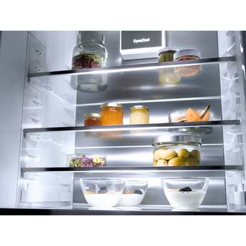 Miele 22 Inch Built-In Smart Column Refrigerator with 10.45 cu. ft. Total Capacity, PerfectFresh Active, FlexiLight 2.0, FlexiTray, DynaCool, Miele@home, CleanTouch Steel Rear Panel, Soft-Close Door, Sabbath Mode and Star-K Certified: Panel Ready, Right Hinge — thumbnail 8