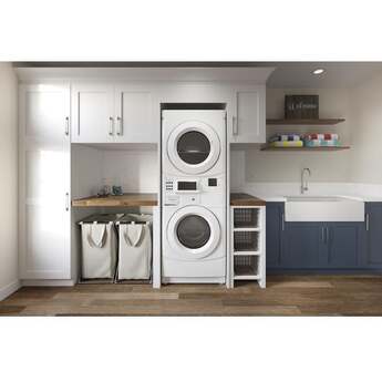 Whirlpool CGT9100GQ 27 Inch Commercial Gas Stacked Dryer on Washer Laundry Center — thumbnail 17
