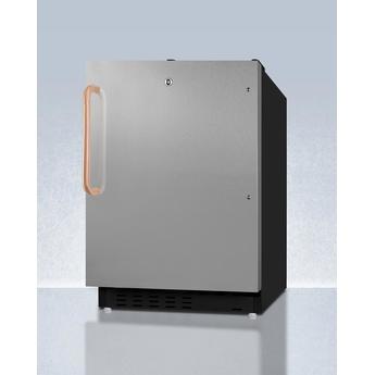 AccuCold ADA302BRFZSSTBC 20 Inch Counter Depth Compact Refrigerator, in Stainless Steel — thumbnail 2