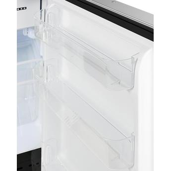 AccuCold ADA302BRFZSSTBC 20 Inch Counter Depth Compact Refrigerator, in Stainless Steel — thumbnail 7