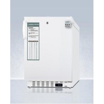 AccuCold ADA404REFAL 20 Inch Counter Depth Compact Refrigerator, in White — thumbnail 2