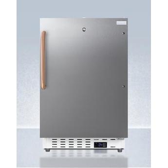 AccuCold ADA404REFSSTBC 20 Inch Counter Depth Compact Refrigerator, in Stainless Steel